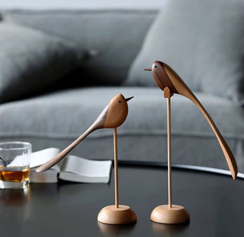 Holzvogel nordisches Design 24 cm