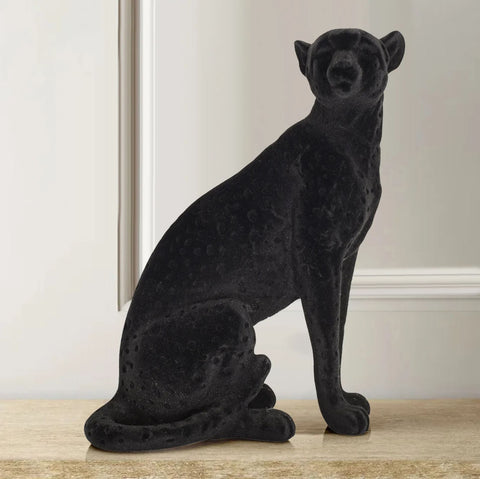 Realistische Black Panther Statue 27 cm