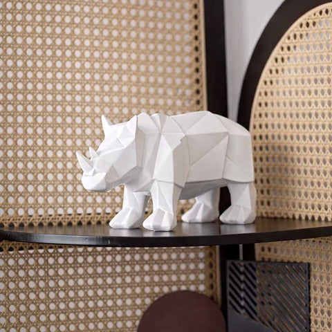 Nashorn-Statue<br> Origami