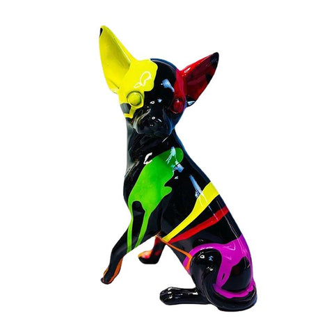 statue chihuahua decoration