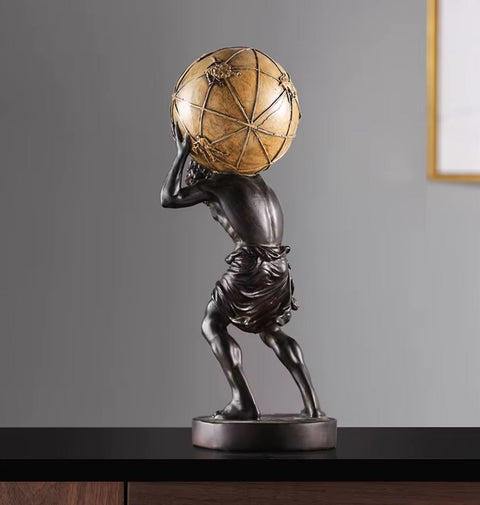 Statue Atlas trägt die Welt 42 cm