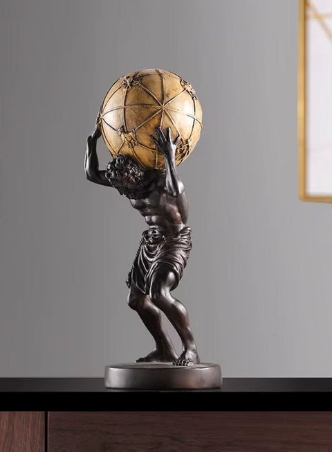 Statue Atlas trägt die Welt 42 cm