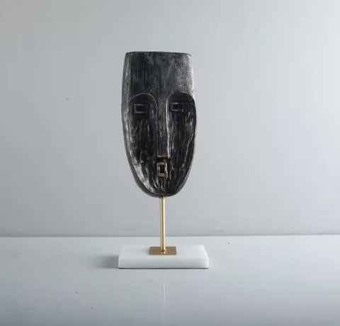 Statue Afrikanische Maske 40 cm