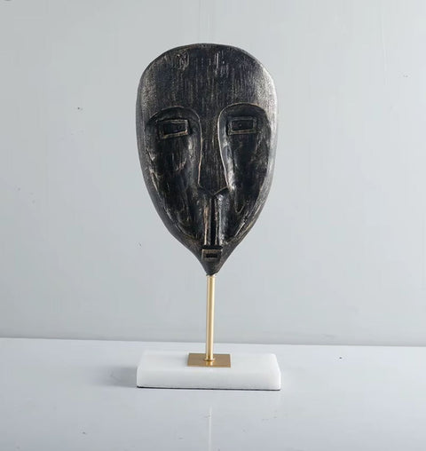Statue Afrikanische Maske 40 cm