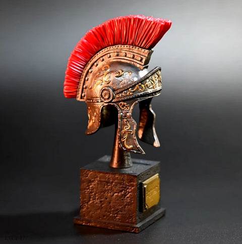 Dekorative römische Helmstatue 13 cm