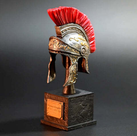 Dekorative römische Helmstatue 13 cm