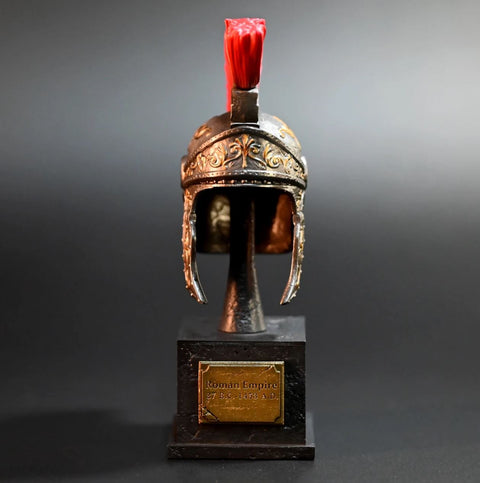 Dekorative römische Helmstatue 13 cm