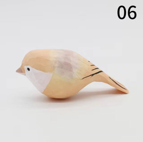 Vogelstatuette aus Holz 4 cm