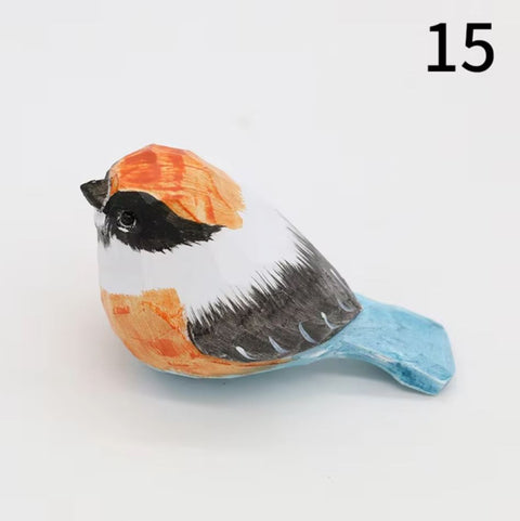 Vogelstatuette aus Holz 4 cm