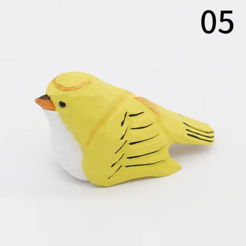 Vogelstatuette aus Holz 4 cm