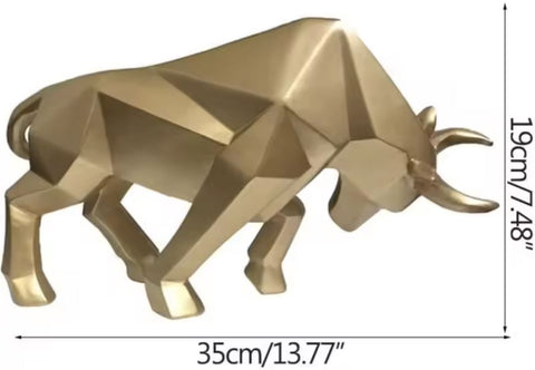 Origami-Stierstatue 19 cm