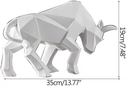 Origami-Stierstatue 19 cm