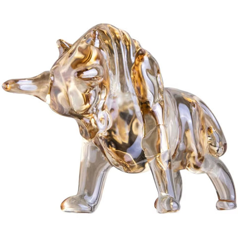 Statuette Stier aus Glas 7 cm