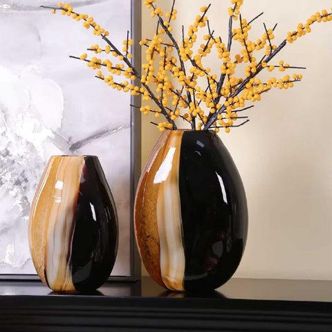 Designer-Glasvase, 33 cm