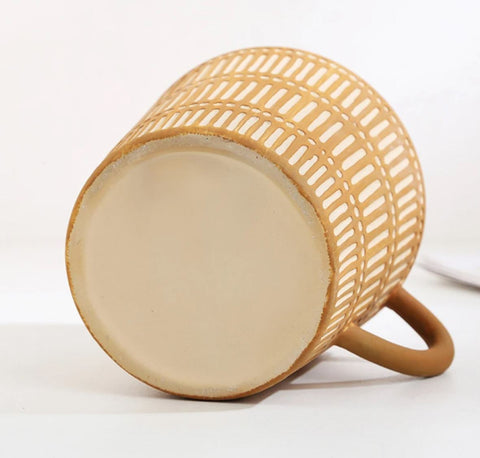 Antike griechische Terrakotta-Keramikvase 14 cm