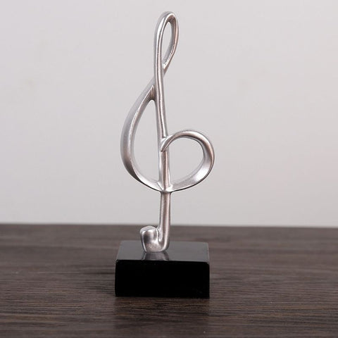 Zeitgenössische Skulptur<br> Musiknoten-Design