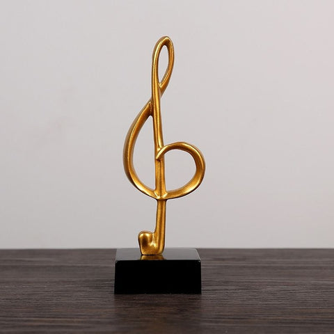 Zeitgenössische Skulptur<br> Musiknoten-Design