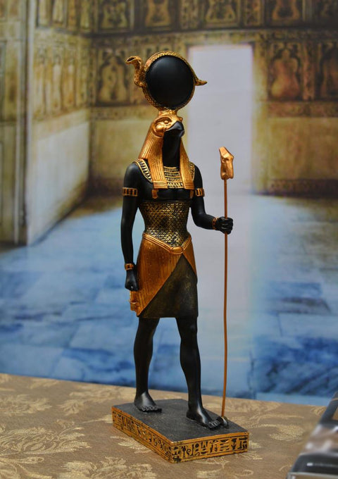 Ägyptische Dekostatue<br> Gott Ra