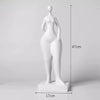 Frauenstatue<br> Skulptur einer dicken Frau