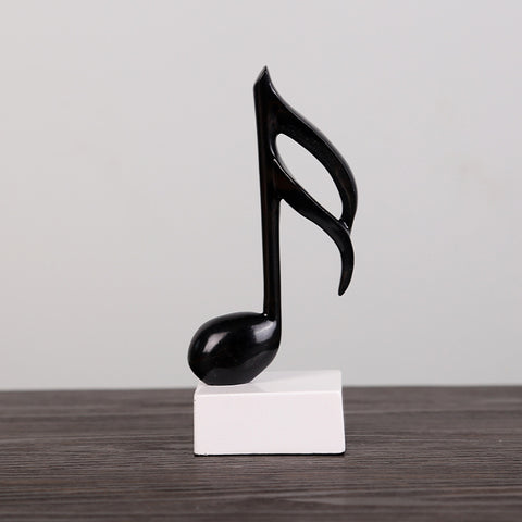 Zeitgenössische Skulptur<br> Musiknoten-Design