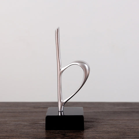 Zeitgenössische Skulptur<br> Musiknoten-Design