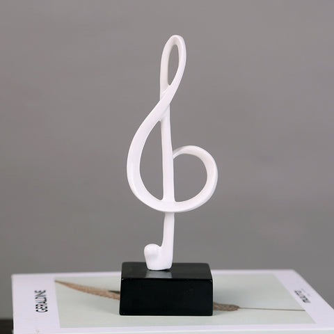 Zeitgenössische Skulptur<br> Musiknoten-Design