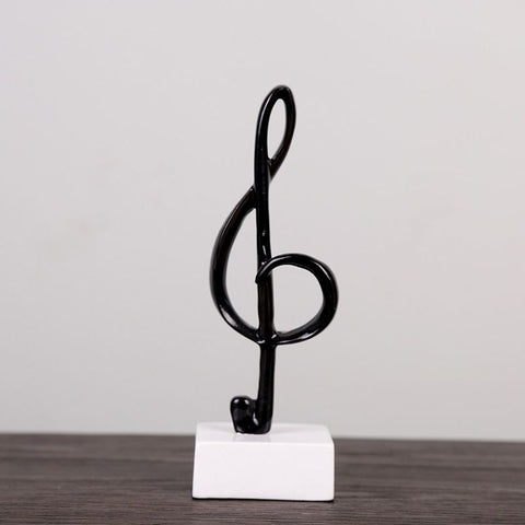 Zeitgenössische Skulptur<br> Musiknoten-Design