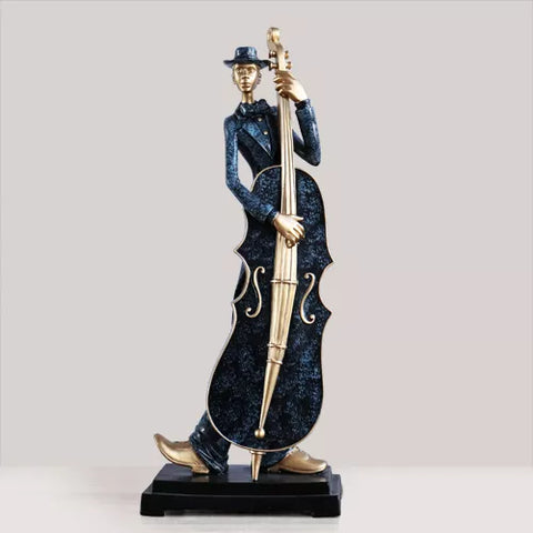 Mannstatue<br> Jazzgruppe