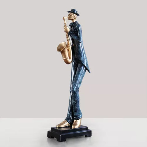Mannstatue<br> Jazzgruppe