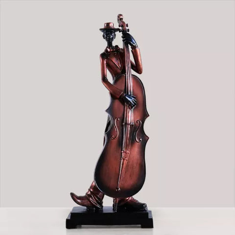 Mannstatue<br> Jazzgruppe