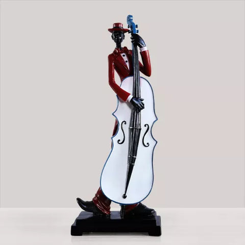 Mannstatue<br> Jazzgruppe