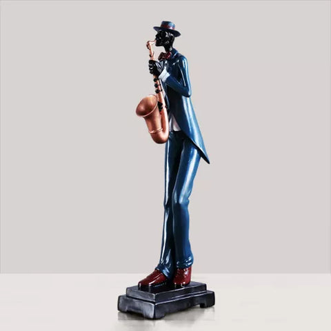 Mannstatue<br> Jazzgruppe