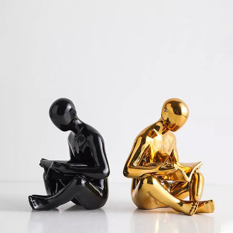 Moderne Skulptur<br> Designer-Buchstütze