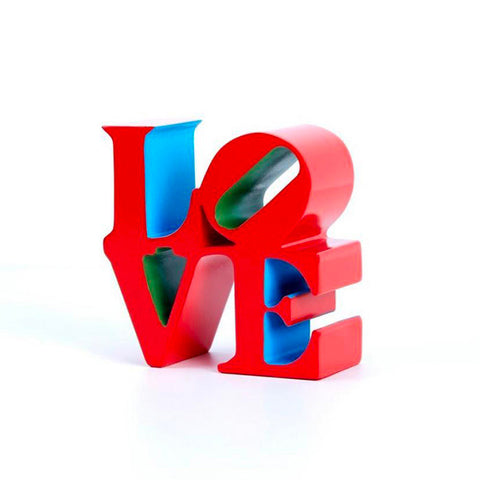 Paarstatue<br> „LIEBE“-Dekor