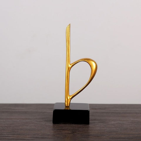 Zeitgenössische Skulptur<br> Musiknoten-Design