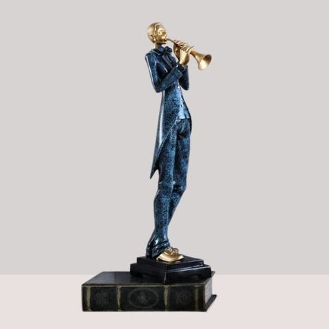 Mannstatue<br> Jazzgruppe