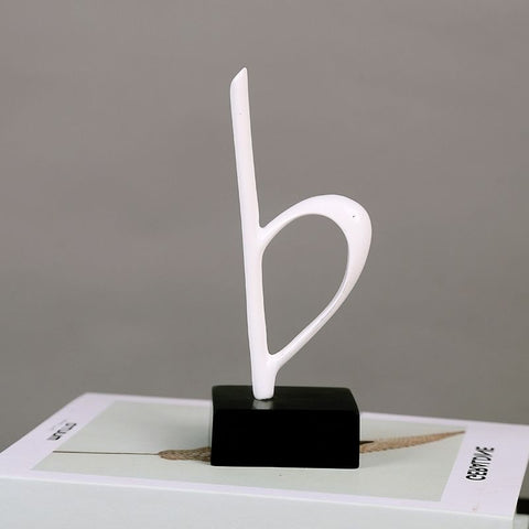 Zeitgenössische Skulptur<br> Musiknoten-Design
