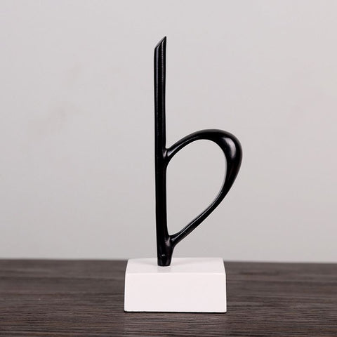 Zeitgenössische Skulptur<br> Musiknoten-Design