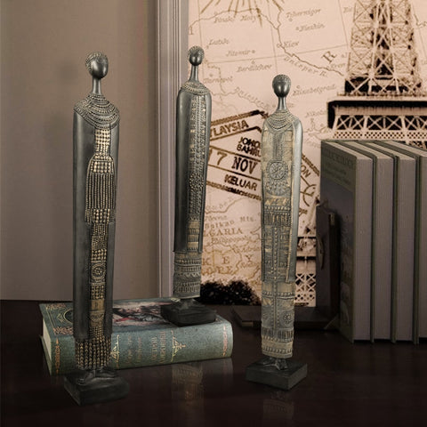 Afrikanische Statue<br> Mann