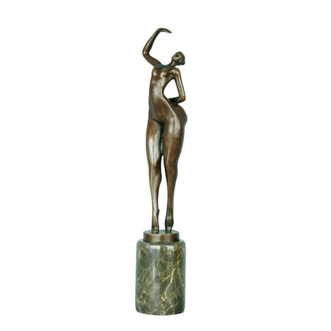 Bronze Frau 'Pose' in Bronze 44 cm