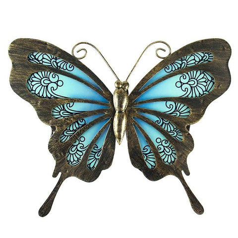 Wandskulptur aus Metall<br> Schmetterling