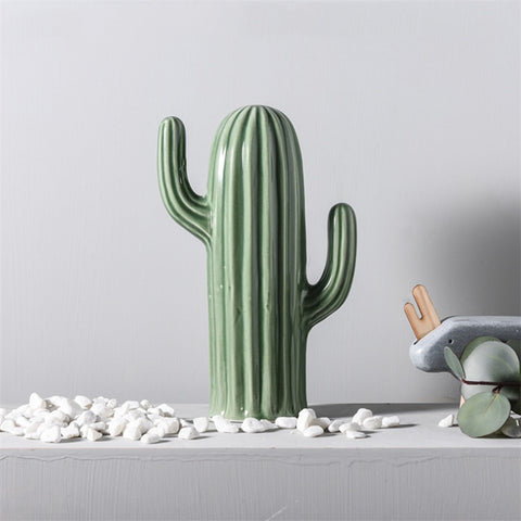 Moderne Skulptur<br> Keramikkaktus