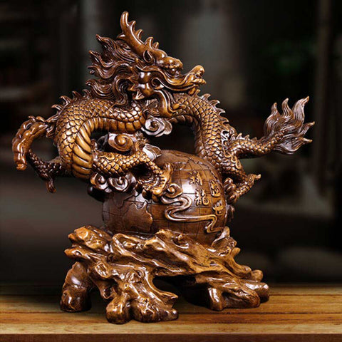 Moderne Skulptur<br> Chinesische Drachenstatue