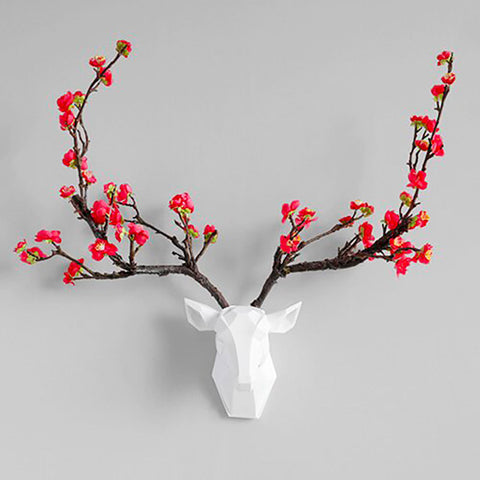 Hirsch-Wandskulptur<br> XXL-Wanddekoration
