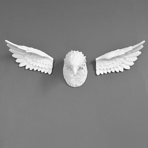 Adler-Wandskulptur<br> Originelle Wanddekoration
