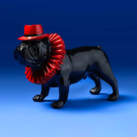 Bulldoggenstatue<br> Dekorative englische Bulldogge 19 cm