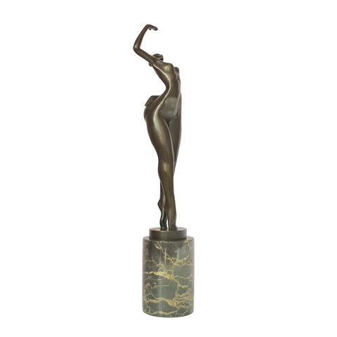 Bronze Frau 'Pose' in Bronze 44 cm