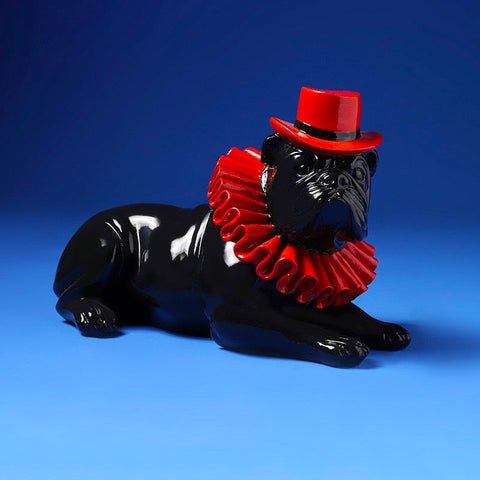 Bulldoggenstatue<br> Englische Bulldogge aus Kunstharz, 17 cm
