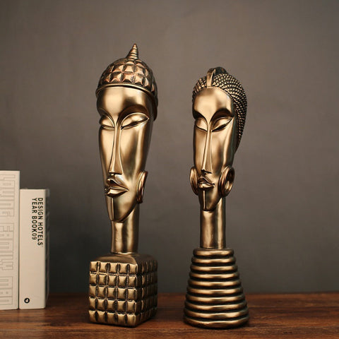 Afrikanische Statue<br> Bronze