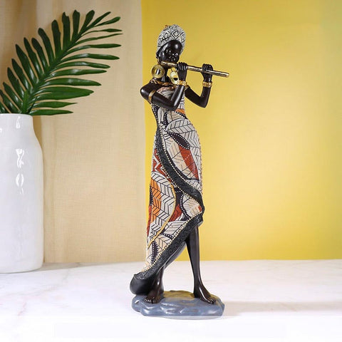 Afrikanische Statue<br> Frau 31 cm